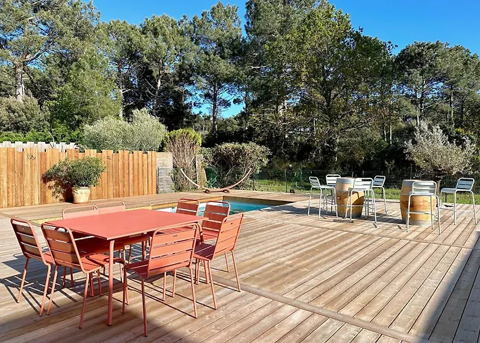 Magnifique Face Au Golf Avec Piscine Au Sel Lacanau